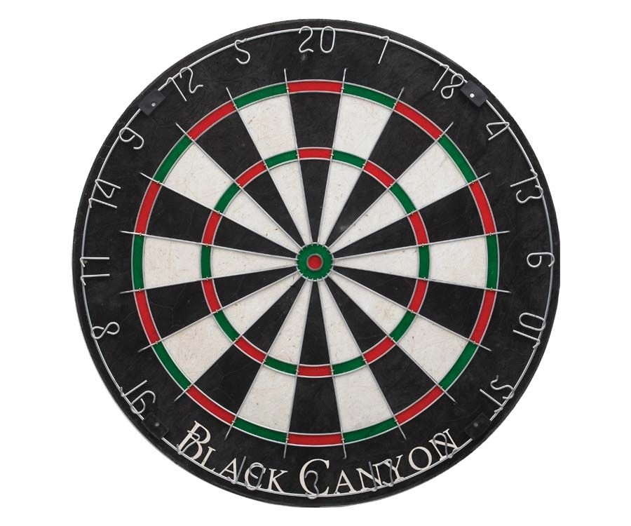 Black Canyon Sisal Fiber Bristle Dart Board With Diamond Wire 1 Black Canyon Sisal Fiber Bristle Dart Board With Diamond Wire