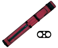 Action 2 Butt 2 Shaft Hard Case -billiard ac22 burgundy