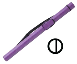 Action 1 Butt 2 Shaft Hard Case -billiard acrnd purple