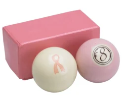Breast Cancer Awareness Pool Balls