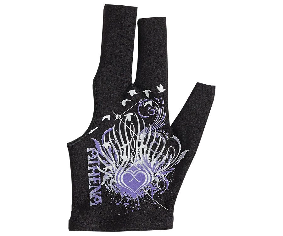 Athena Purple Heart Pool And Billiard Glove BGLATH04 1 Athena Purple Heart Pool And Billiard Glove BGLATH04