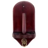Deluxe Cone Chalk Holder With Lion Ring Hook - Wine Stain