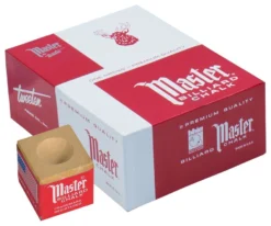 Master Chalk (Box Of 144 Cubes) -billiard chm144 gold 01