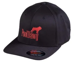 PoolDawg Logo Black Baseball Hat