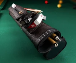 Elite Leatherette 2 Butt 4 Shaft Hard Case 15 Elite Leatherette 2 Butt 4 Shaft Hard Case -billiard eccp24 brown 01 1