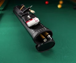 Elite Prime 2 Butt 2 Shaft Hard Case -billiard ecp22 black 01