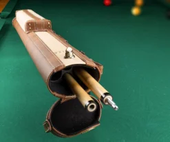 Elite 2x2 Vintage Cue Case Black -billiard ecv22 chestnut 02 2