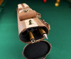 Elite 2x4 Vintage Cue Case Chestnut -billiard ecv24 chestnut 02