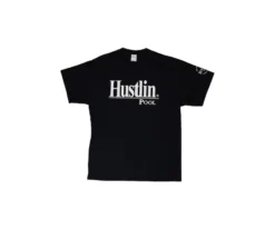 Hustlin USA 8-Ball Rack T-Shirt -billiard hust01 cat
