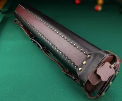 Instroke Cowboy 3 Butt 5 Shaft Leather Case -billiard isc35 mix 03