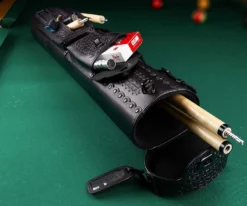 Instroke Southwest 3 Butt 7 Shaft Leather Case -billiard issw37 black 01