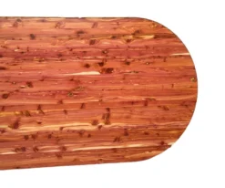 Red Cedar Texas Hold 'em Table -billiard logtxhold 03