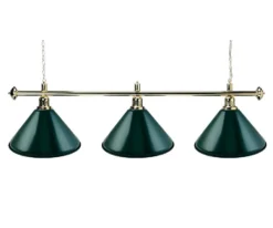 Economy 3-Shade Pool Table Light 7 Economy 3-Shade Pool Table Light -billiard lpeb3 brass 01