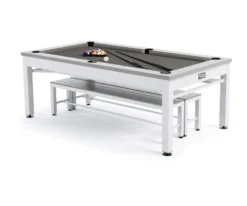 Nantucket 3-in-1 Outdoor Pool/Dining/Ping Pong Table From Spencer Marston - FREE Installation -billiard nantucket 2