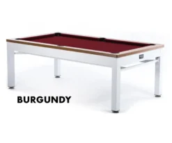 Newport 3-in-1 Outdoor Pool/Dining/Ping Pong Table From Spencer Marston - FREE Installation -billiard newport burgundy