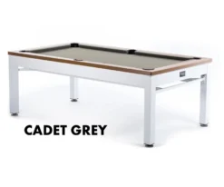 Newport 3-in-1 Outdoor Pool/Dining/Ping Pong Table From Spencer Marston - FREE Installation -billiard newport cadet grey