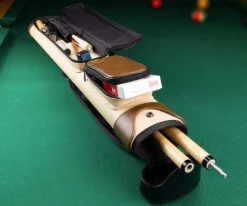 Outlaw OLX22 2 Butts 2 Shafts Hard Case - Brown -billiard olx22 brown 01 2