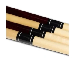 Economy Two-Piece Pool Cue Bundle (4 House Cues Set) -billiard pdeco collars
