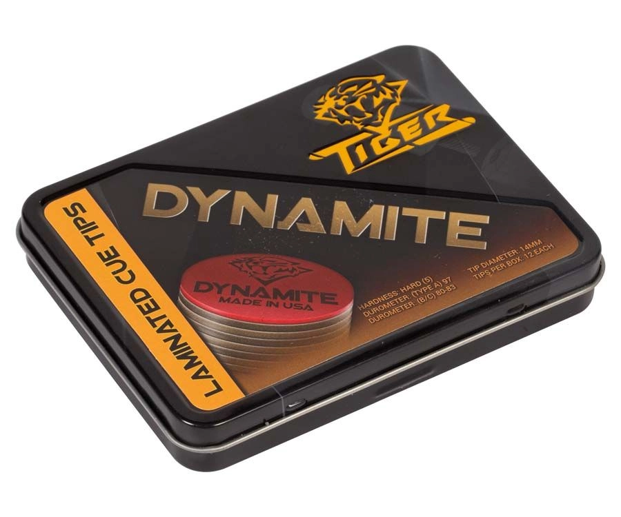 Tiger Dynamite Pool Cue Tips (Box Of 12) 1 Tiger Dynamite Pool Cue Tips (Box Of 12)