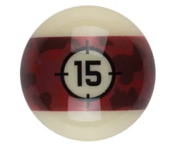 Aramith Camo Single Replacement Balls -billiard rbcam 15ball 01