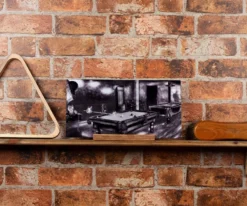 "Phantom Of The Game" Shelf Art With Display - Black And White 5 "Phantom Of The Game" Shelf Art With Display - Black And White -billiard rtnptbw 02