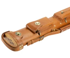 Tango Pampa Tan 2 Butt 4 Shaft Leather Cue Case -billiard tapm24 tan 03