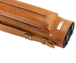 Tango Pampa Tan 3 Butt 5 Shaft Leather Cue Case -billiard tapm35 tan 04