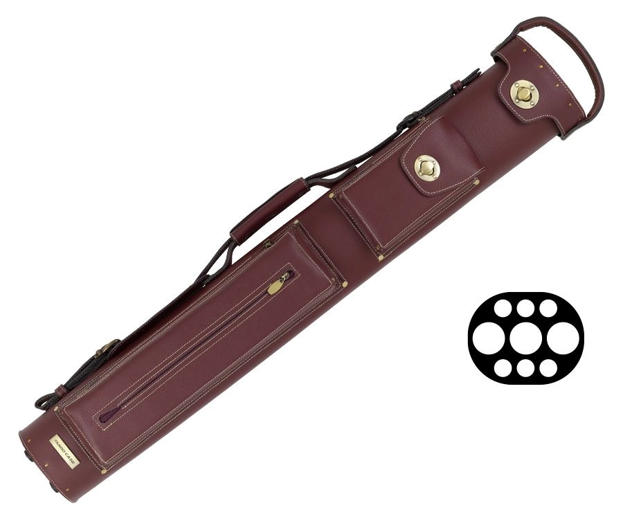 Tango Zorzal Burgundy 3 Butt 6 Shaft Hard Case 1 Tango Zorzal Burgundy 3 Butt 6 Shaft Hard Case