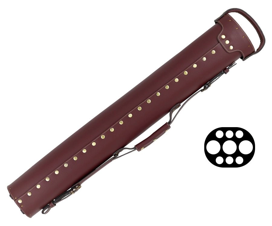 Tango Zorzal Burgundy 3 Butt 6 Shaft Hard Case 2 Tango Zorzal Burgundy 3 Butt 6 Shaft Hard Case - Image 2