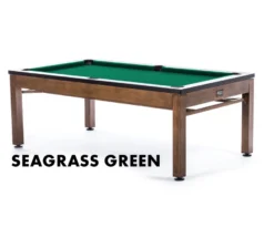 Tucson 3-in-1 Outdoor Pool/Dining/Ping Pong Table From Spencer Marston - FREE Installation -billiard tucson seagrass green