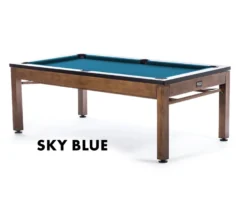 Tucson 3-in-1 Outdoor Pool/Dining/Ping Pong Table From Spencer Marston - FREE Installation -billiard tucson sky blue