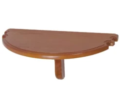 Half Moon Pool Cue Holder Shelf -billiard wrshh honey 01 1